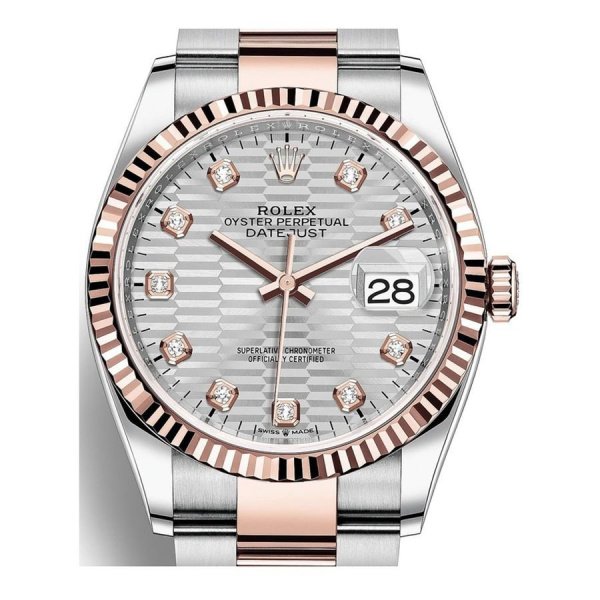 Rolex Datejust Lady Steel Rose Gold 36mm 126231-0040