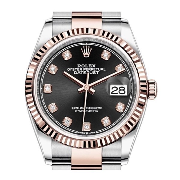 Rolex Datejust Lady Steel Rose Gold 36mm 126231-0020