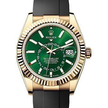 Rolex Sky-Dweller Yellow gold Oysterflex bracelet 336238-0004