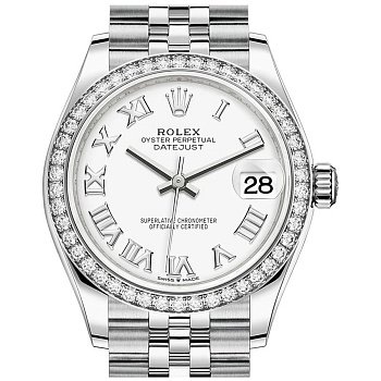 Rolex Datejust Lady Steel White Gold 31mm 278384RBR-00144